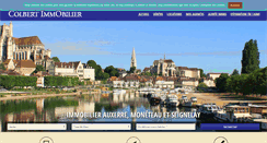 Desktop Screenshot of colbertimmobilier89.fr